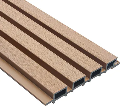 Zdjęcie produktu dla Home Deluxe - Okładzina WPC DUVAR - kolor: teak, rozmiar: 2 m² ok. 190 x 21,9 x 2,6 cm, w tym materiał montażowy I panele okładzinowe profile okładzinowe okładzina domu