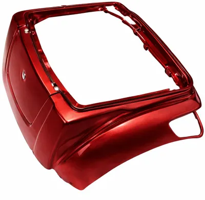 Produktbild von Heckschutz Abdeckung kompatibel mit Elektromobil Seniorenmobil P4000 & J4000 - Rot