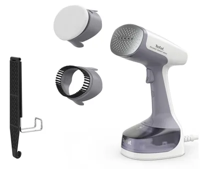 Produktbild von Tefal Access Steam Easy DT7151, Tragbare Dampfbürste, 0,15 l, 0,25 min, Grau, Weiß, Tasten, Handschalter