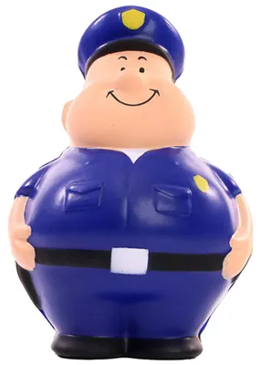 Produktbild von Mbw - "Squeezies" Polizei-Stressball LT6213 (10 cm) (Blau)