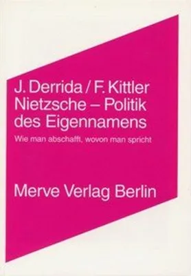 Image de Nietzsche - Politik des Eigennamens