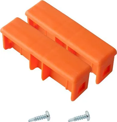 Produktbild von MONTO  Kopfstopfen (Paar) 97x25 mm, orange, für MONTO Schiebe-, Seilzug- und VielzweckLeiter, 211224