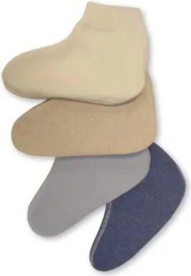 Produktbild von Fußwärmer/Bettschuhe 50% Angora natur (Paar)>>>>Gr. XL