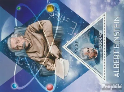 Produktbild von Briefmarken Togo 2013 Mi Block 831 (kompl. Ausgabe) postfrisch Albert Einstein