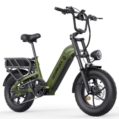 Produktbild von HillMiles MileLink1 E Bike, 48V 41Ah Batterie, 250km Reichweite,Hydraulische Bremsen, Zwei Stoßdämpfer, 7-Gang, 16''x4,0'' Breitreifen