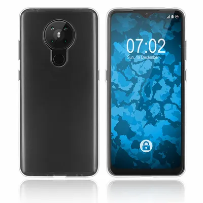 A clear product shot of a phone case, showing both the front and back of the phone inside the case.