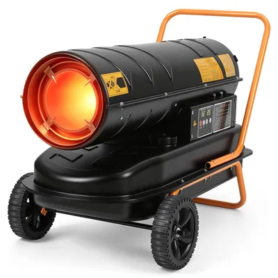 Produktbild von Peviasot Heizkanone Dieselheizgebläse Dieselheizer 30kW Diesel Heißluftgenerator 220V 38L Tank, Digital Bauheizer Ölheizgebläse für Baustellen und Gewerbe