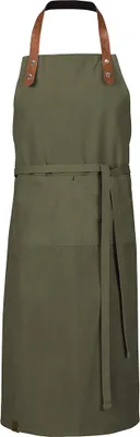 Produktbild von Twill Latz-Schürze, prewashed, B 75 x L 100 cm, dark green : dark green : 65% Polyester 35% Baumwolle 330 g/m²