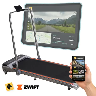 Zdjęcie produktu dla Bieżnia elektryczna ALTA 3875 Aplikacja Corciano 2w1 3HP 120 kg