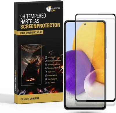 Produktbild von 2x 9H Hartglas für Samsung Galaxy A53 FULL COVER Panzerfolie Displayschutz KLAR Panzerglas Schutzglas Schutzfolie Displayfolie Folie Glasfolie Displayglas