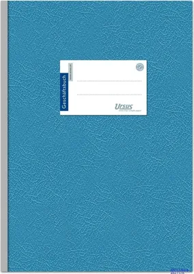 Produktbild von Geschäftsbuch A4 70g/qm Hartpappe 96 Blatt liniert Packung mit 5 Stück