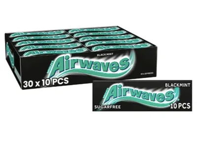Produktbild von Airwaves Black Mint 10er