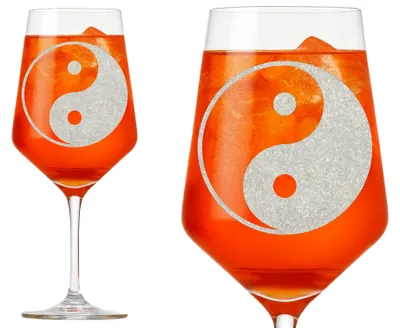 Produktbild von Valhalla Weinglas Ying Yang 350ml spülmaschinenfest für Weinmomente