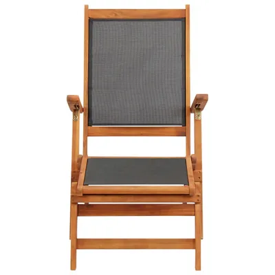 Zdjęcie produktu dla VidaXL 45958, Taras, Obite siedzisko, Drewno akacjowe, Tkanina, 575 mm, 1410 mm, 920 mm