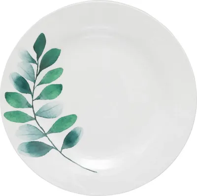 Produktbild von Set von 6 desserttellern "vegetal" aus porzellan d19cm - SG Secret de Gourmet
