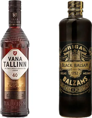 Produktbild von Kräuterlikör 2er Set Vana Tallinn Likör & Riga Black Balsam