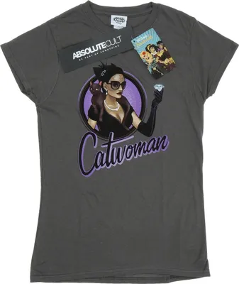 Produktbild von DC Bombshells - T-Shirt für Damen BI860 (M) (Holzkohle)