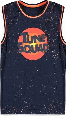Produktbild von Difuzed - Basketball-Shirt Herren - Space Jam »Tune Squad« (schwarz), Größe:L