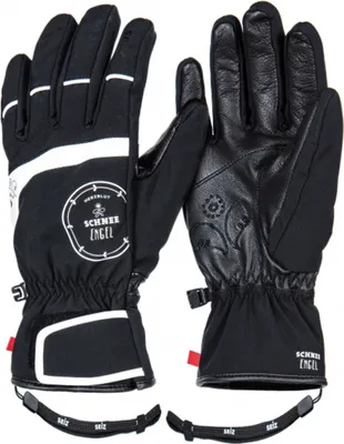 Produktbild von Seiz Handschuhe Schneeengel Winter Schnee Damen WGL00014 schwarz weiss, Handschuh:6.5