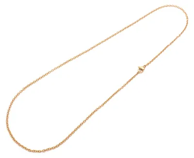 Produktbild von Vintageparts fertige Halskette 304 Edelstahl roségoldfarben 45cm PVD