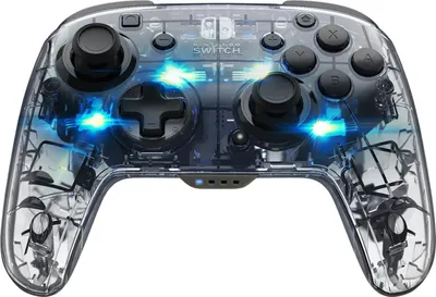 Produktbild von PDP Nintendo Switch Controller Wireless durchsichtig
