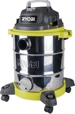 Zdjęcie produktu dla Odkurzacz do pracy na mokro i sucho Ryobi RVC-1220I-G, 30 l, 1400 W, stal nierdzewna, 21 kPa