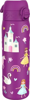 Produktbild von ion8 Vakuumisolierte Edelstahl-Trinkflasche, 500 ml, Auslaufsicher, Einhandöffnu