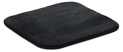 Produktbild von GÖZZE RIO Premium Badteppich weicher rutschhemmender saugfähiger Mikrofaser-Badvorleger Schwarz 50 x 45 cm
