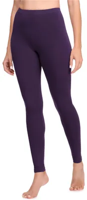 Image de Ladeheid Femmes Leggings longs en coton LA40-133 (Violett-2, L)