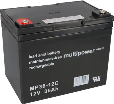 Produktbild von AGM BLEI AKKU 12V 36Ah kompatibel 48V GREENSAVER SP38-12 38Ah 6-DM-36 33Ah 20HR