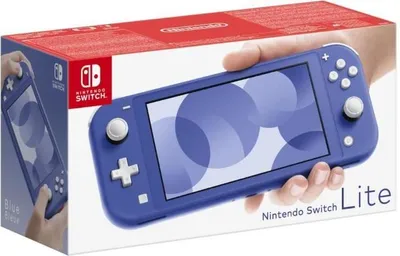 Image de Console portable Nintendo Switch Lite, Bleu, Compatible Nintendo Switch, Compacte et Légère