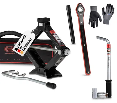 Obrázek produktu pro HEYNER® Hydraulický zvedák, nosnost 1,5 t, sada,  zdvih 104-380 mm