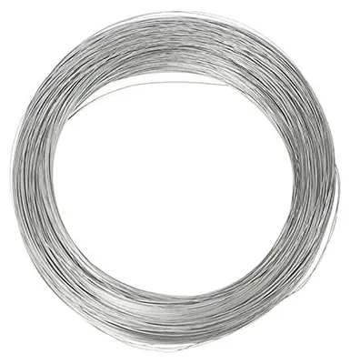 Federstahldraht 10 m, 1,6 mm, 304 Edelstahl, silber, rund