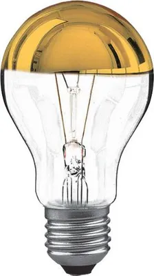 Produktbild von Bellight Glühbirne Birnenform A60 40W E27 Kopfspiegel Gold Glühlampe 40 Watt Glühbirnen dimmbar