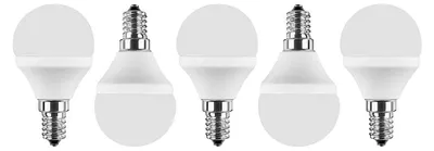 Productafbeelding van 5 x Blulaxa LED Leuchtmittel Tropfenform 5W = 40W E14 matt 470lm warmweiß 2700K 150°