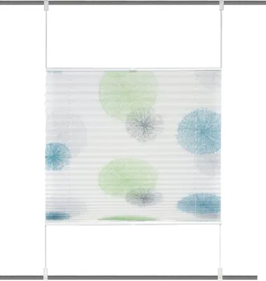 Produktbild von Klemmfix Plissee Rawlins grün blau BxH 40x130cm