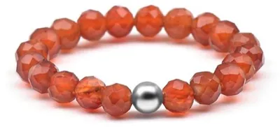 Produktbild von Mineralring mit Karneol POL-R15 - Kreis: 52 mm