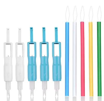 Nadeleinfädler-Set, 4 Farben, für Nähmaschinen, 10 Stück