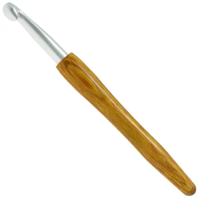 Produktbild von Wollhäkelnadel Holzgriff 9.0 mm