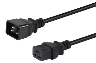 Produktbild von Equip 112131, 3 m, IEC C20, IEC C19, H05VV-F3G, 250 V, 16 A