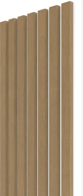 Obrázok produktu pre Akustický panel WALL CONCEPT, dub eterna, biely filc + MDF, 2750 x 285 x 21 mm, 0,78 m²