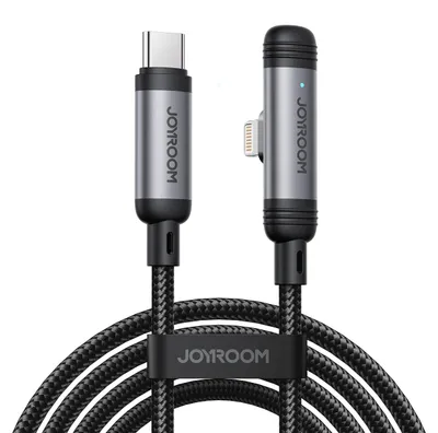Zdjęcie produktu dla Kabel Joyroom S-A56 Enjoyx Series 90° Usb-C - Lightning 30W 1,2M - Czarny