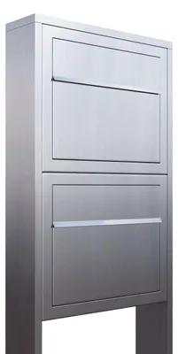 Produktbild von Briefkastenanlage Elegance for Two Edelstahl