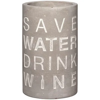 Produktbild von Räder Vino Beton Weinkühler "Save Water Drink Wine" 10404