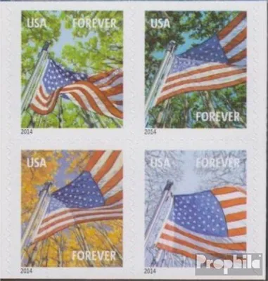 Produktbild von Briefmarken USA 2013 Mi 4969I-4972I Viererblock (kompl.Ausg.) postfrisch Flaggen