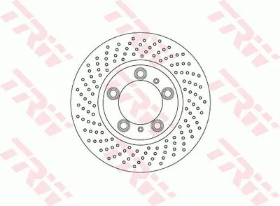 Produktbild von TRW Bremsscheibe Vorne Links für PORSCHE BOXSTER (981) 315mm DF6778S