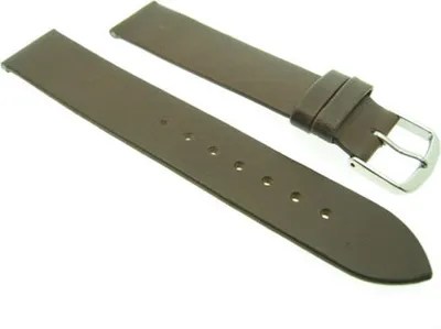 Produktbild von Rece Uhrenarmband Binz dunkelbraun 12 mm