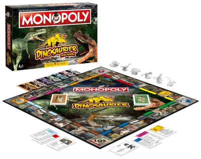 Produktbild von Monopoly Dinosaurier Dino Edition Gesellschaftsspiel Brettspiel Spiel