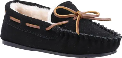 Obrázok produktu pre Hush Puppies - Detské papuče "Addison", semiš FS8576 (33 EU) (Čierna)