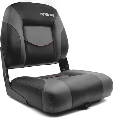 Produktbild von Waterside Luxus Low Back Bootssitz - Robson - Dark Series, black grey